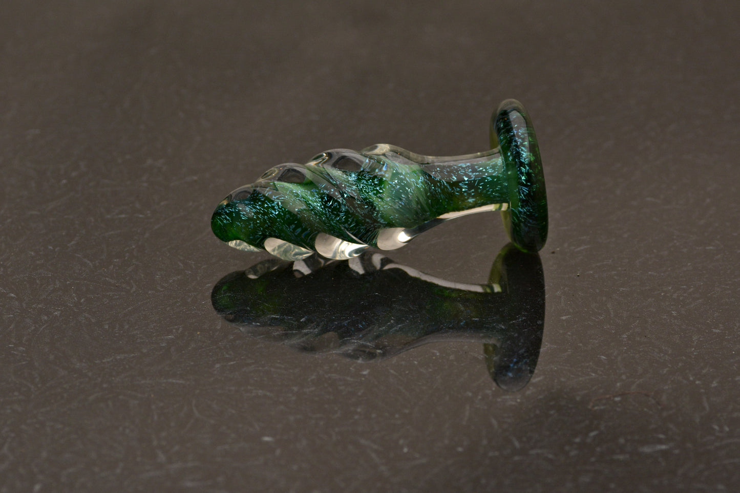 Twisted Emerald Malachite Shimmer