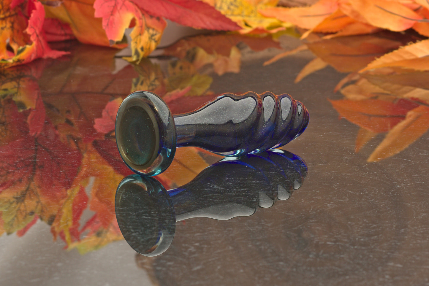 Carved Blue Goldstone