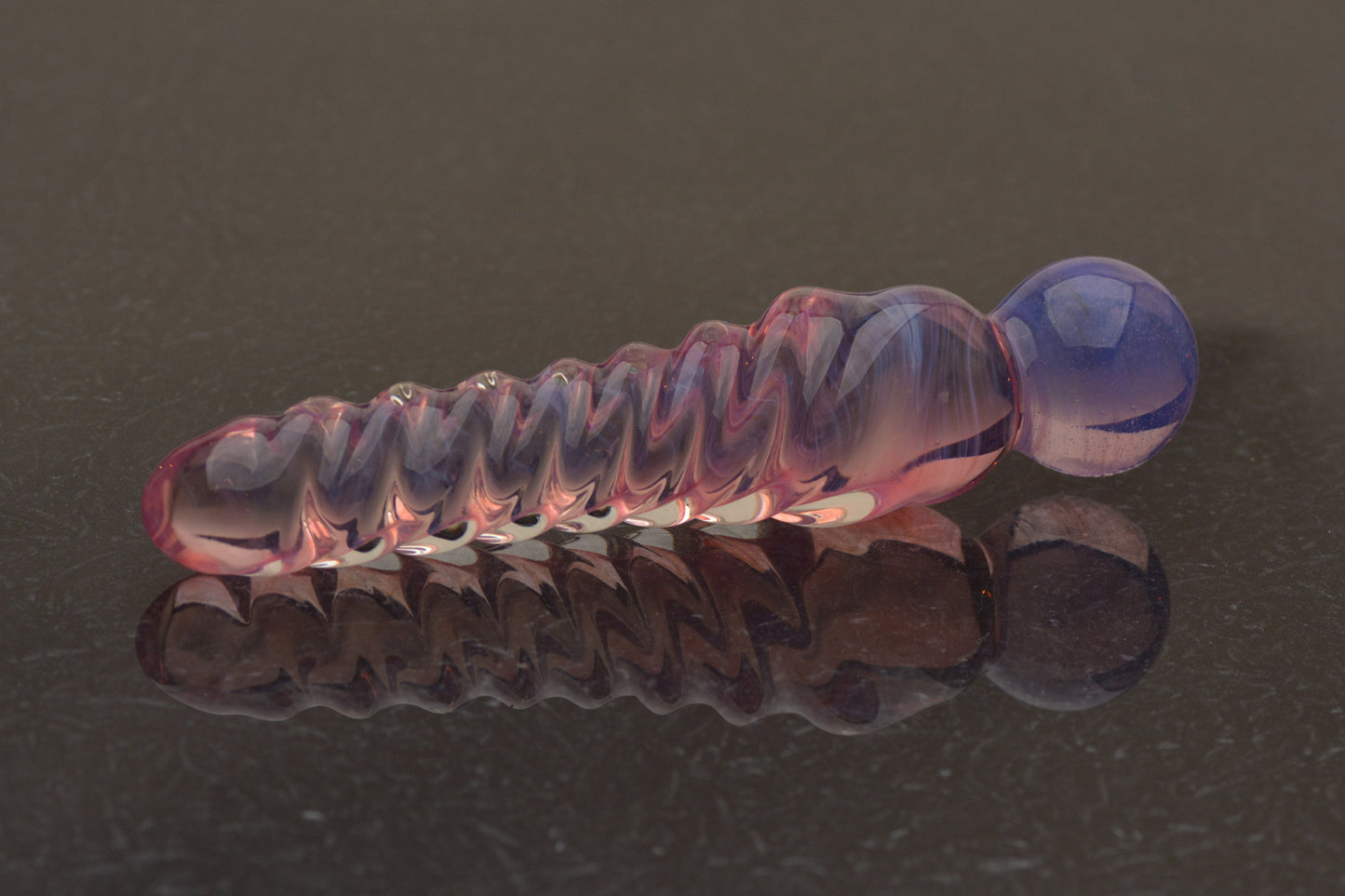 Unicorn Horn Glass Dildo - Blossom