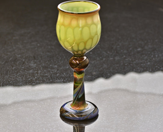 Glass Goblet: "Xenomorphic"