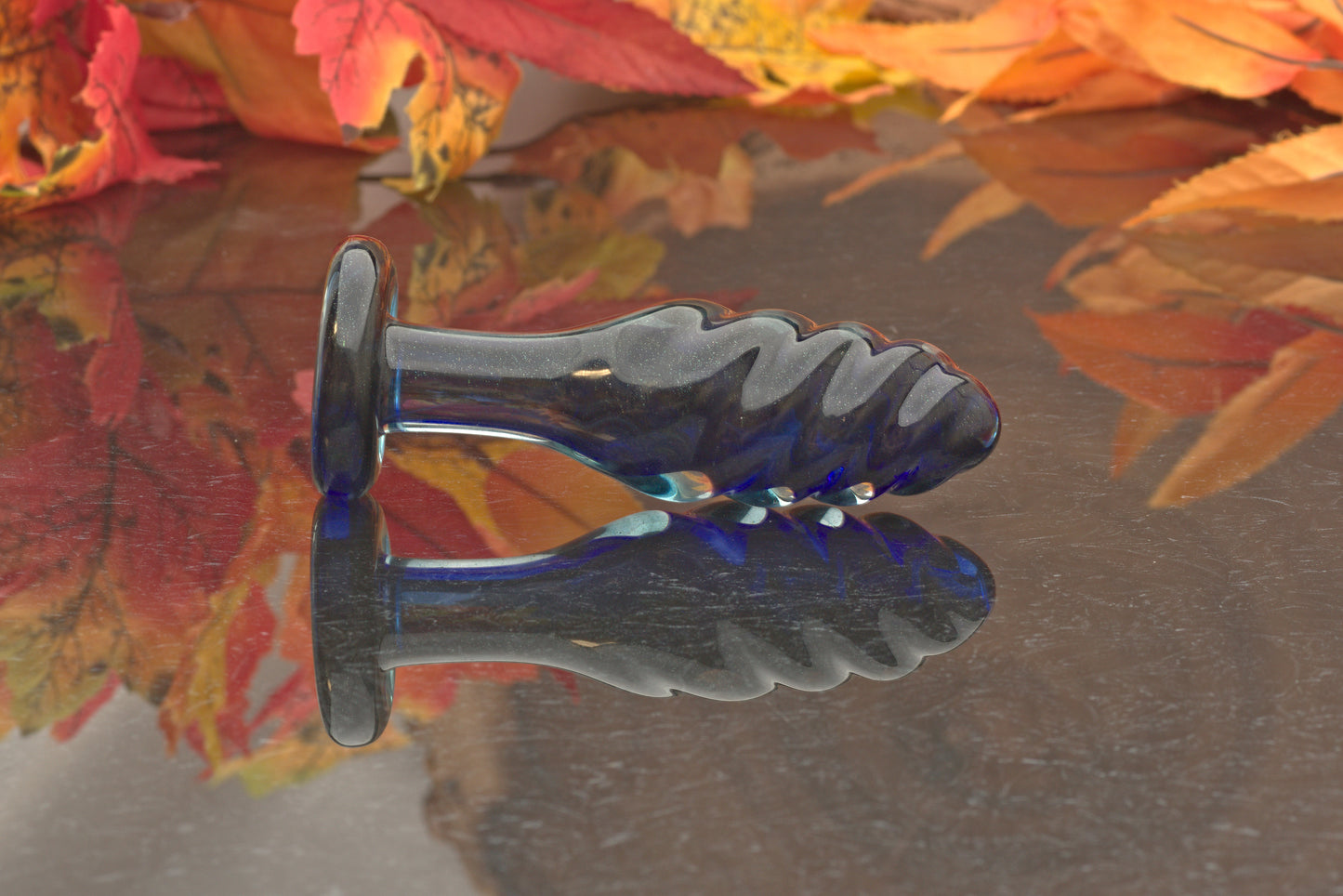 Carved Blue Goldstone