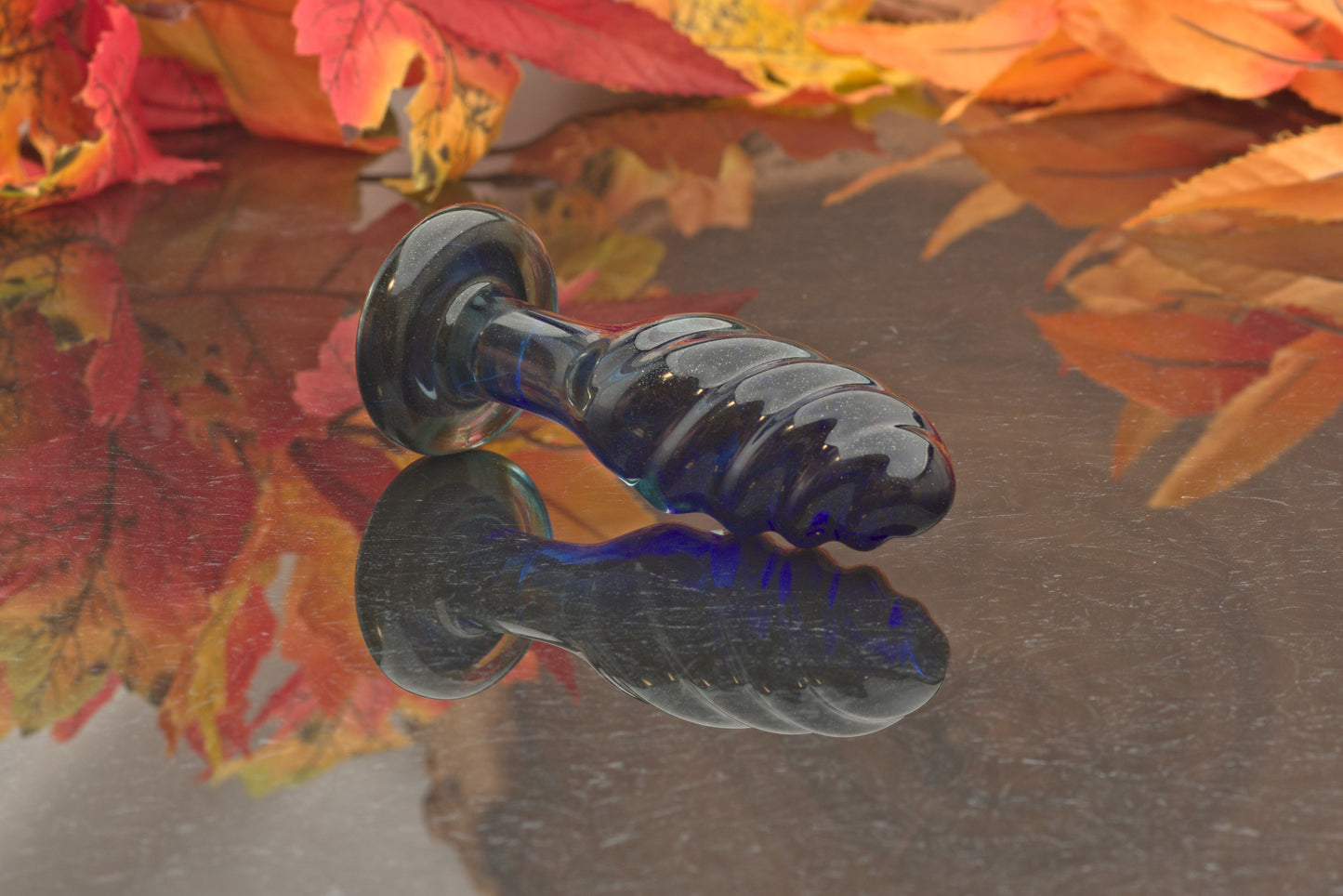 Carved Blue Goldstone