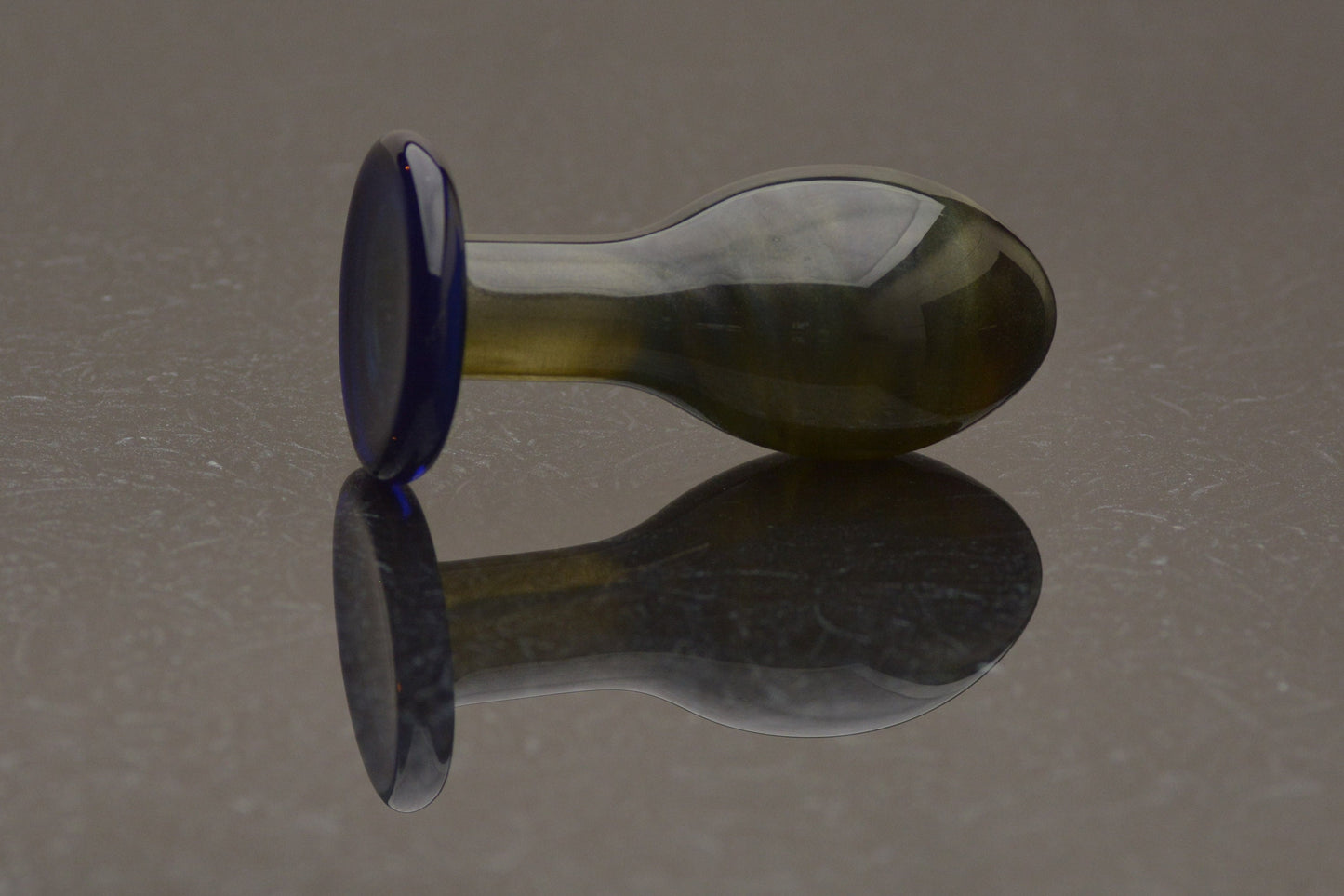 Medium Glass Butt Plug - Evening Sparkle